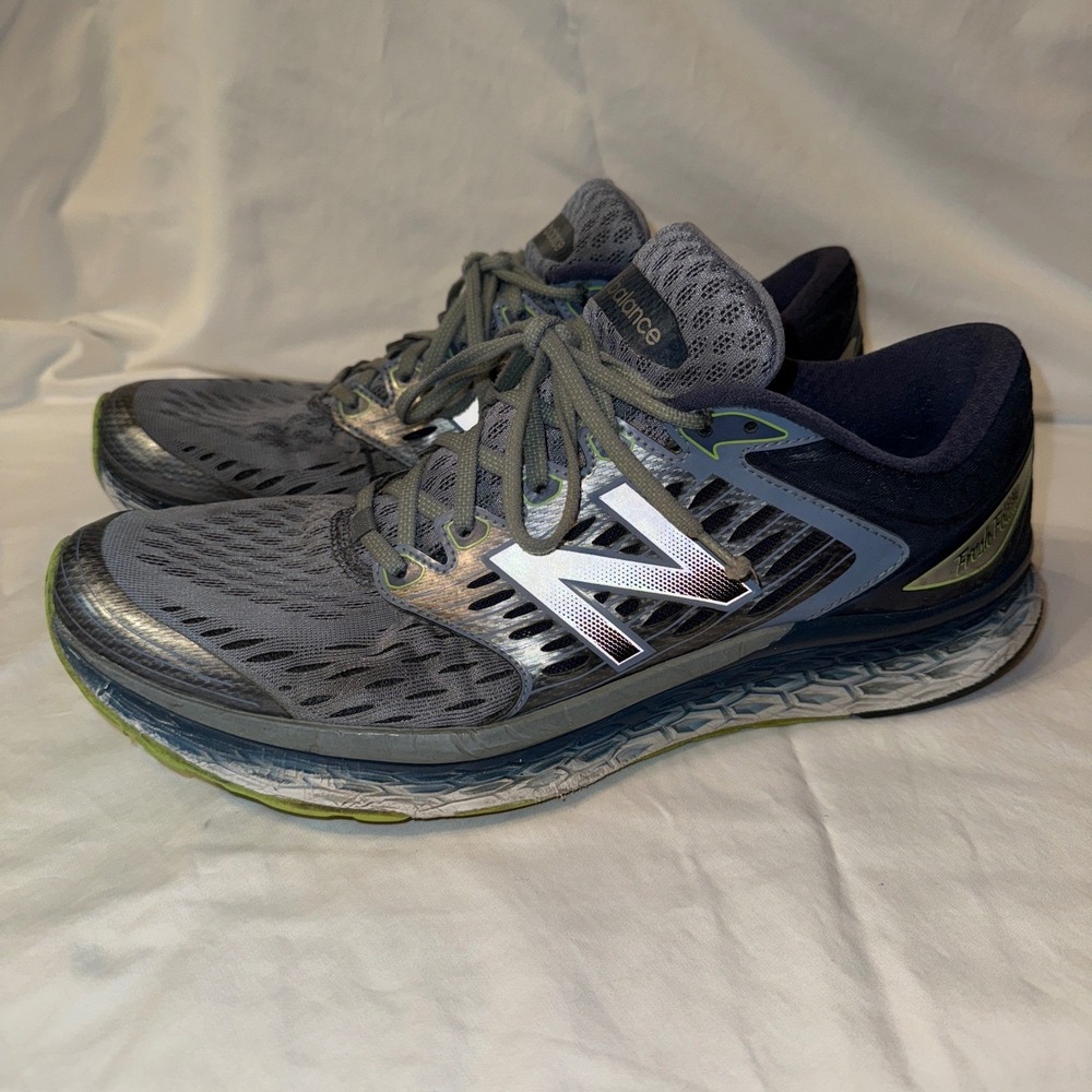 New Balance Fresh Foam 1080 V6 Men's Running Shoes Gray Blue Size 12